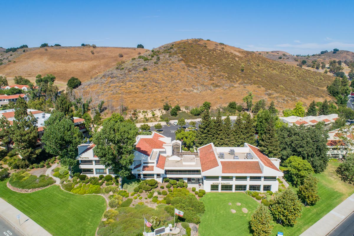 The two-building, 69,700-square-foot campus at 100 and 200 North Westlake Boulevard.