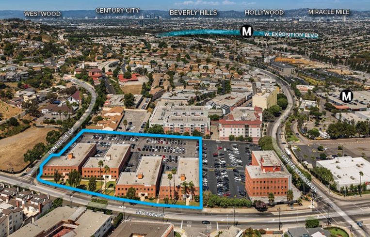 The site at 3731-3741 West Stocker in the Baldwin Hills/Crenshaw community.