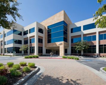 The Class A office building is just off the 101 Freeway near Lindero Canyon Road.