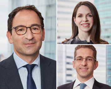 Blackstone's leadership: Jonathan Gray, Ken Caplan and Kathleen McCarthy
