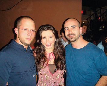 Rotem Rosen, Zina Sapir and Alex Sapir in 2008.