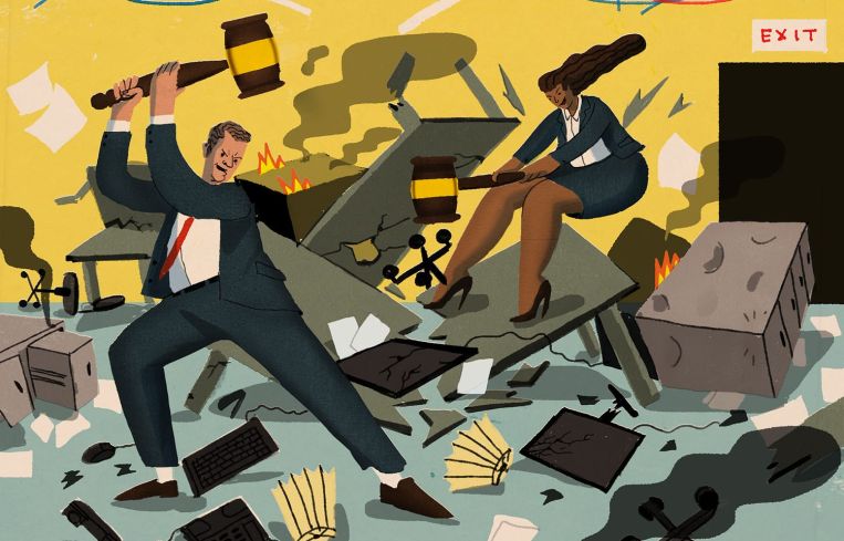 Throw out the law firm office of the past.