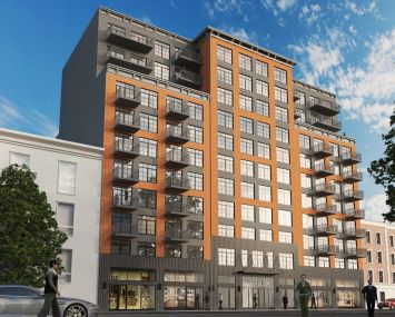 The Moinian Group's new residential development, 1428 Fulton Street in Brooklyn.