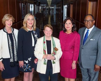 From left, supervisors Janice Hahn, Kathryn Barger, Sheila Kuehl, Hilda L. Solis, and Mark Ridley-Thomas.