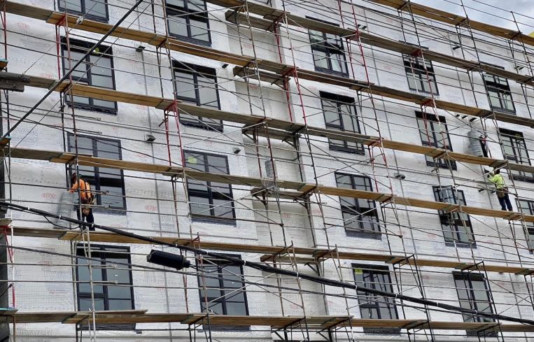 There were 14,800 job losses in the construction industry in July, largely due to weak hiring in residential construction.