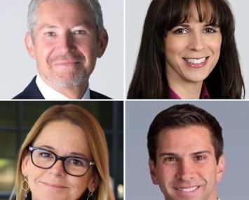 Clockwise from top left, Michael Zietsman, Christine Lyle, Peter Yorck, and Suzanne Gater Jaggers.