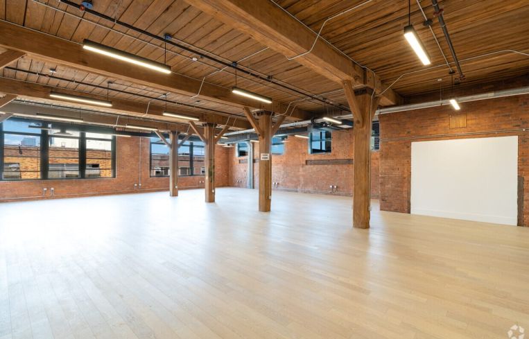 The warehouse's timber framing has been restored, and new mechanical, ventilation and elevator systems have been installed.