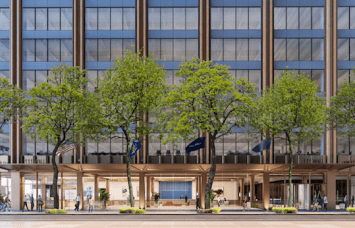 A rendering of 111 Wall Street. 