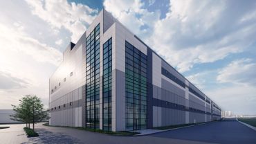 A rendering of the Bronx Logistics Center.