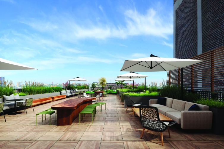 The top-floor tenants will also have access to a new roof terrace. 