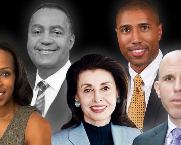 Don Peebles, Chad Tredway of JPMorgan Chase, Margaret Anadu of Goldman Sachs, Mary Ann Tighe of CBRE and Scott Rechler of RXR discussed the issues facing New York City during the pandemic at Commercial Observer's 2020 Power Gala.