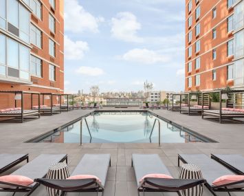 The pool area at The Duchess.