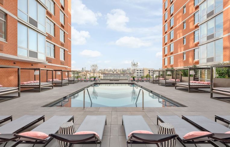 The pool area at The Duchess.