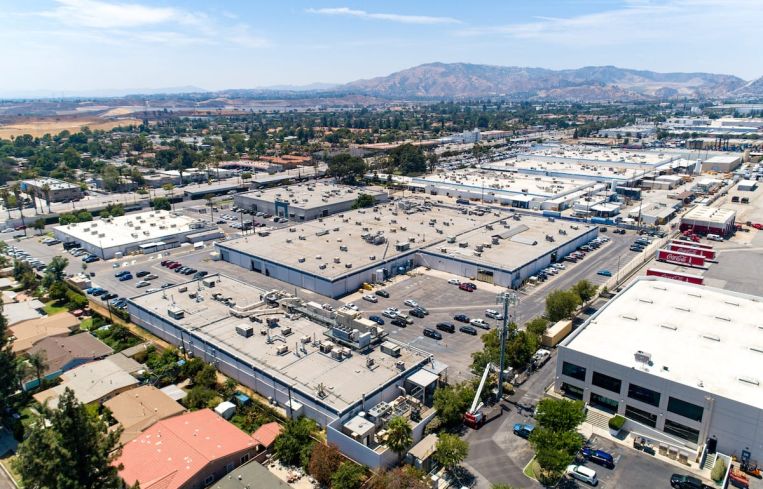 The 6.5-acre property is located at 12744 San Fernando Road in the neighborhood of Sylmar in the San Fernando Valley.