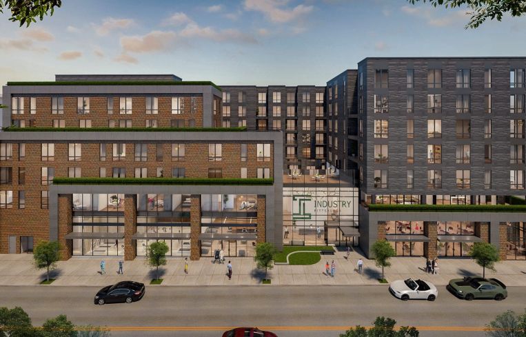 Rendering of 5803 Centre Avenue.