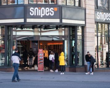 Snipes store in Hamburg, Germany.