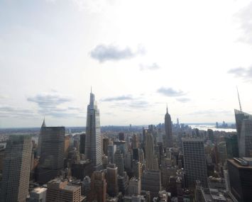 A large city's skyline.
