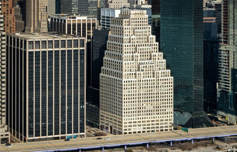 120 Wall Street (center).