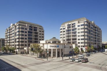 The 477,100-square-foot Pasadena Towers are located at 800 East Colorado Boulevard and 55 South Lake Avenue.