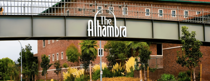 The Alhambra campus, which spans 355,000 square feet at 1000 South Fremont Avenue.