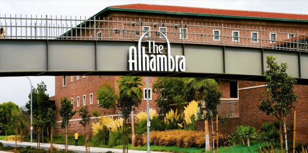 The Alhambra campus, which spans 355,000 square feet at 1000 South Fremont Avenue.