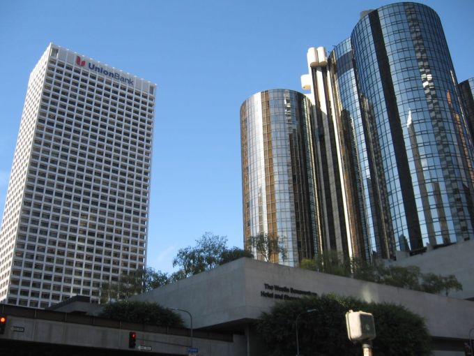 The 40-story tower is at 445 South Figueroa Street.