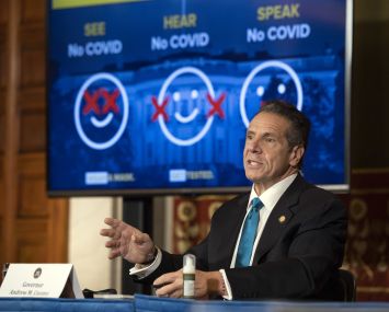 Gov. Cuomo announced that bars and restaurants statewide will now have to close at 10 p.m. each night in an effort to reduce the spread of COVID.