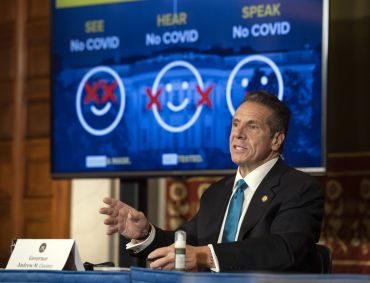 Gov. Cuomo announced that bars and restaurants statewide will now have to close at 10 p.m. each night in an effort to reduce the spread of COVID.