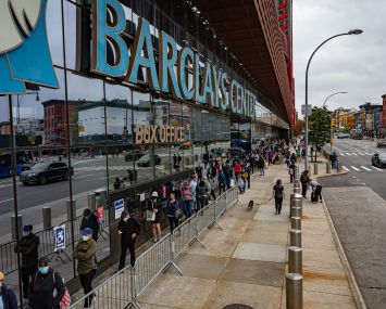 The Barclays Center, designed by SHoP Architects.