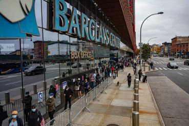 The Barclays Center, designed by SHoP Architects.