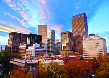 Investors are looking at areas in the Mountain West—like Denver, pictured—and the Sun Belt as safe havens for investing during the pandemic.