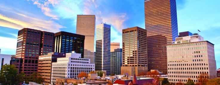 Investors are looking at areas in the Mountain West—like Denver, pictured—and the Sun Belt as safe havens for investing during the pandemic.