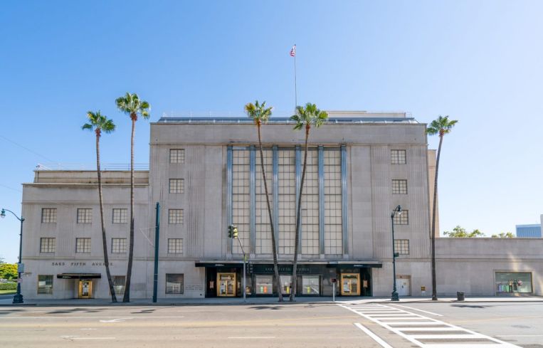 The Beverly Hills Saks Fifth Avenue department store in Beverly Hills.