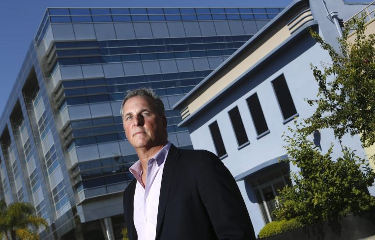 Victor J. Coleman, chairman and CEO of Hudson Pacific Properties, at Sunset Gower Studios, the former Columbia Pictures Studios in Los Angeles in 2014.
