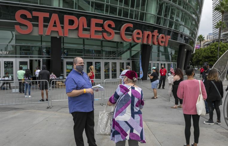 Staples Center.