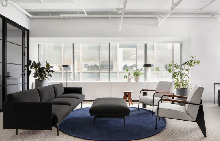 Much of the furniture in the space was sourced from Swiss furniture manufacturers, though some pieces come from Danish firms too.