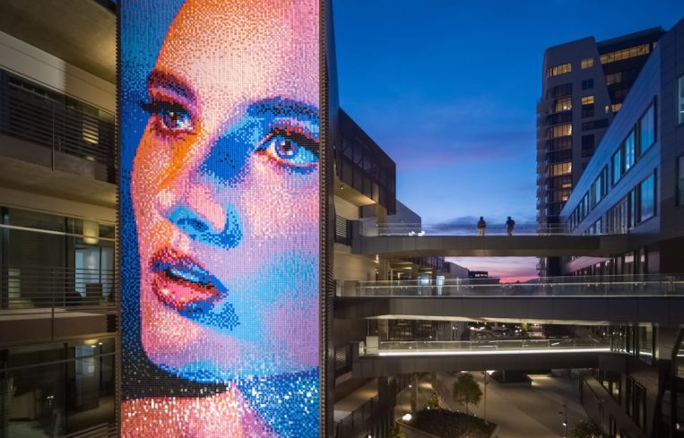 The mixed-use complex includes 355,000 square feet of office space, and 16,500 square feet of studio and production space — all leased to Netflix.