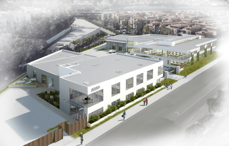 The 1.8-acre campus will feature flex space suitable for media, studio, and creative office purposes on West Centinela Avenue.