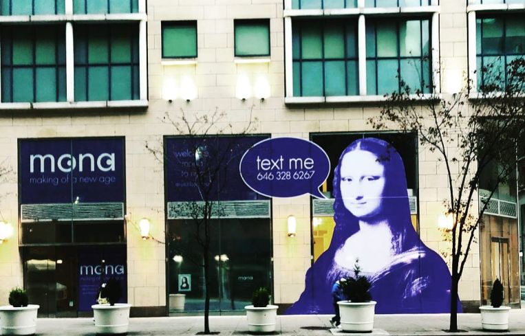 Mona signage