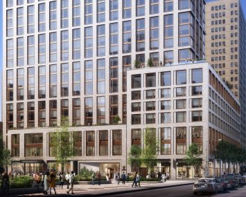 A rendering of the Broome Street Development at 55 Suffolk Street and 64 Norfolk Street.