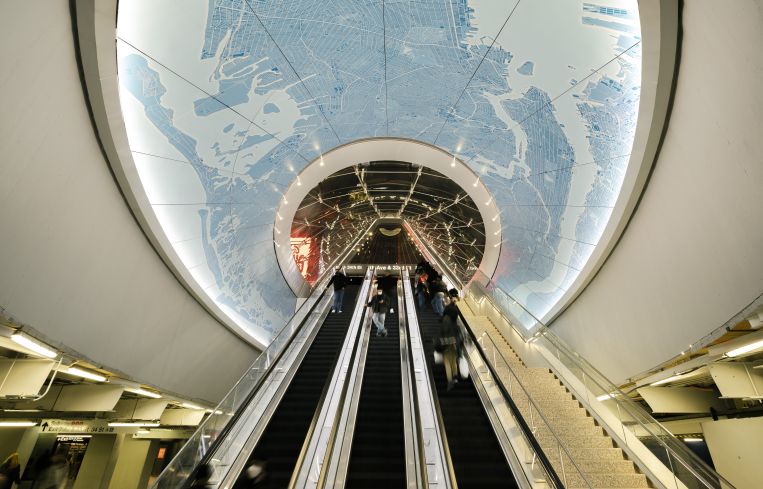 A new entrance to Penn Station opened on Jan. 1, 2021.