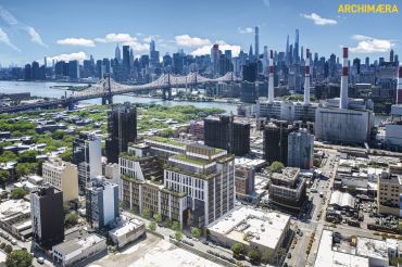JNY Capital and United Hoisting Company are teaming up to build the nation's largest passive house office building an industrial property in Long Island City.