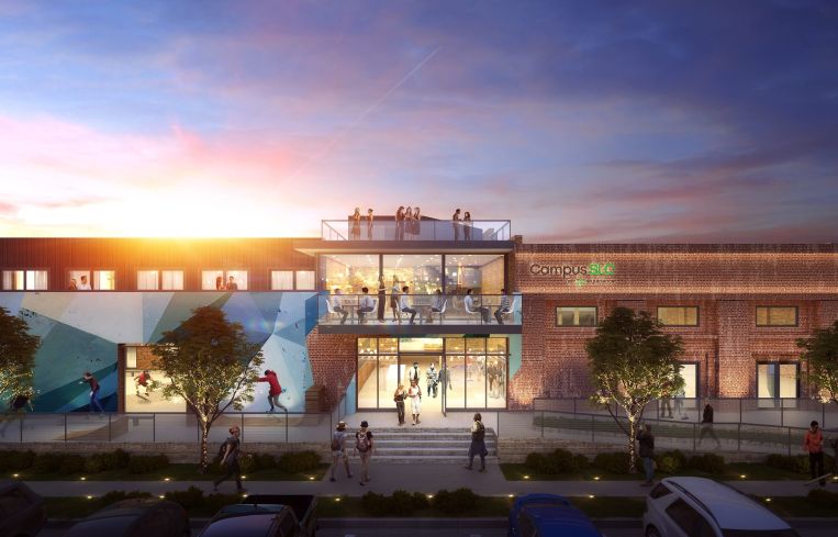 A rendering of Campus SLC.