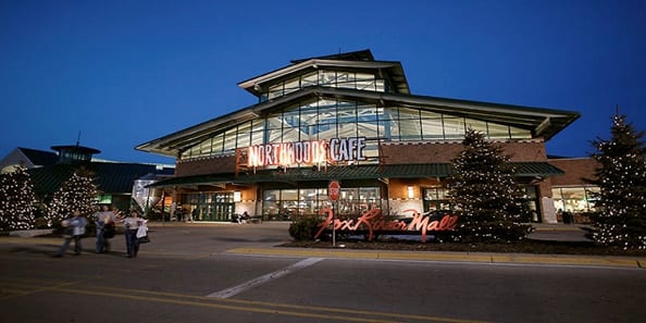 Fox River Mall frontage.