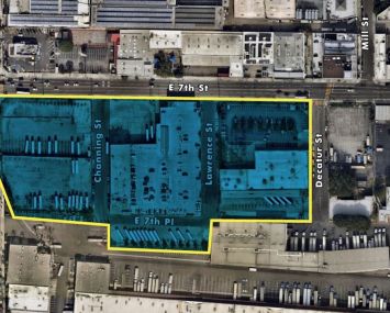 The 8.29-acre site is located at 1526-1716 East 7th Street across the street from a future Metro Station.