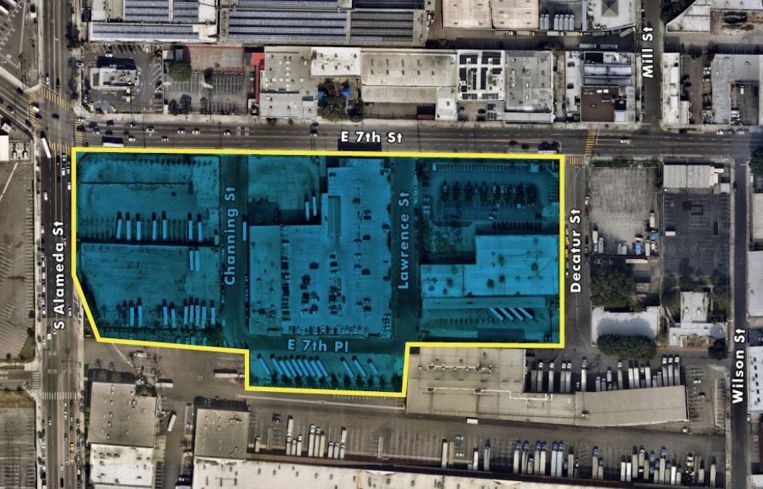 The 8.29-acre site is located at 1526-1716 East 7th Street across the street from a future Metro Station.