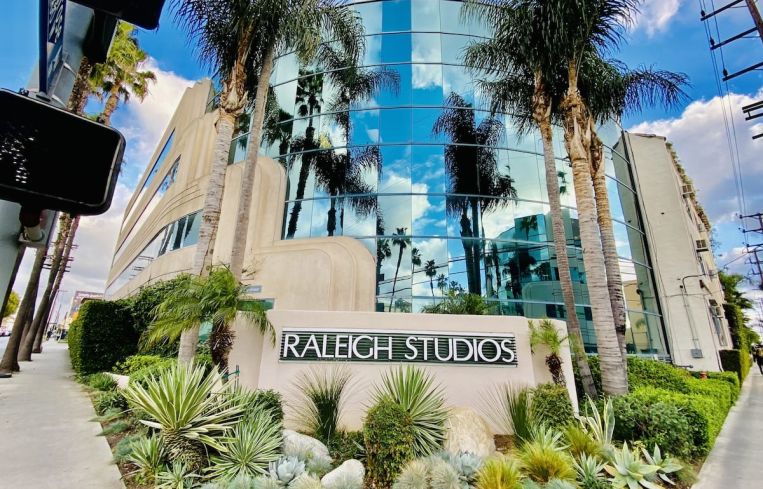 Raleigh Studios Hollywood at 5300 Melrose Avenue includes about 309,000 square feet of rentable space across the street from Paramount Pictures.