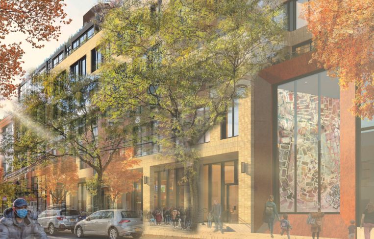 The residential portion will include 61 income restricted apartments.