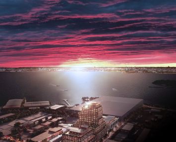 DRAW Brooklyn and Four Points LLC are developing a large industrial site in Red Hook into a mixed-use residential, manufacturing and commercial project called "Model Block."