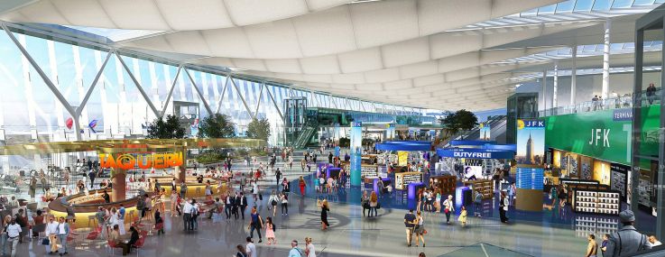 Construction for a new Terminal One at JFK is on hold as airline industry revenue craters during the pandemic.